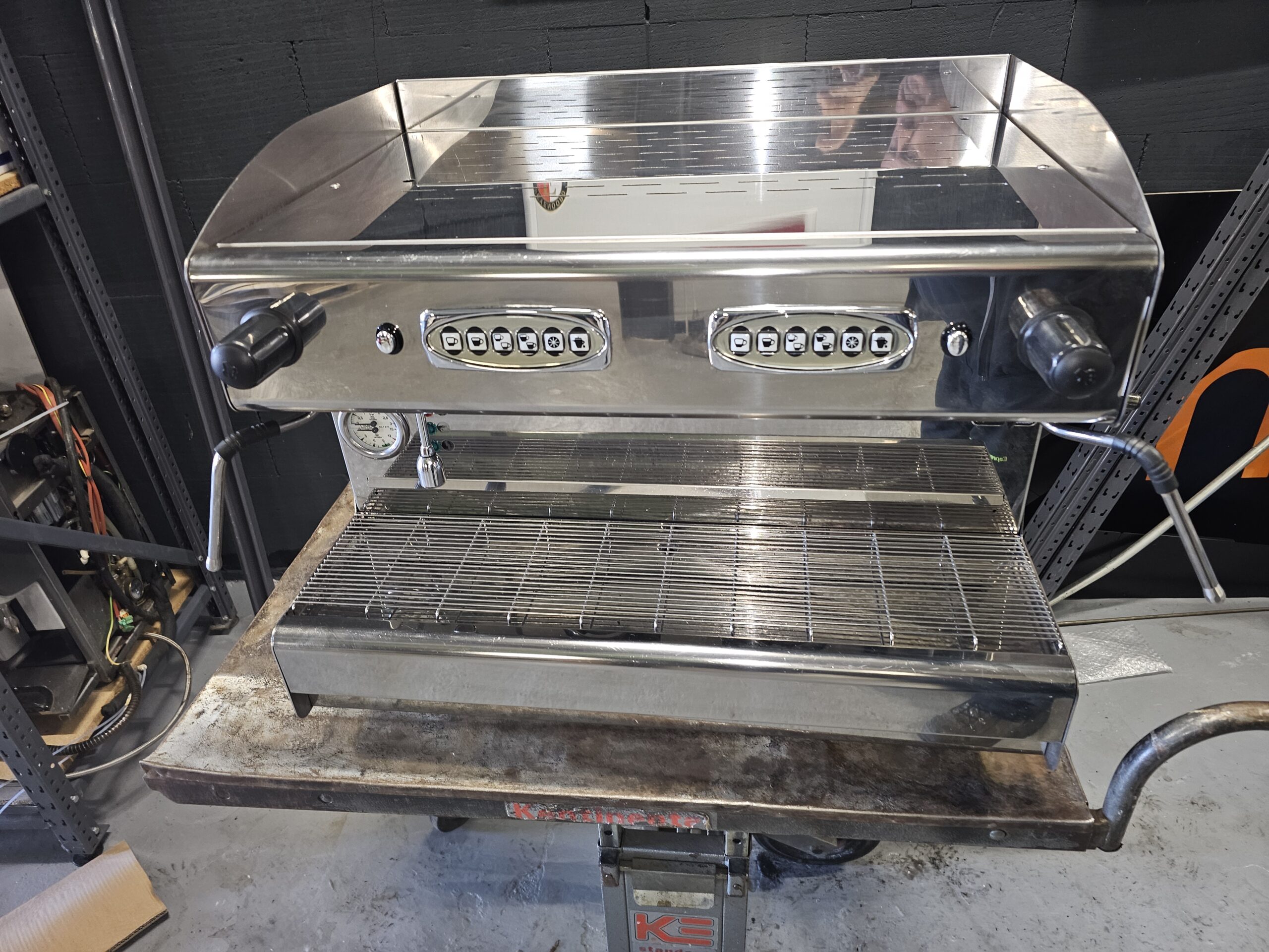 espressomachine 2 groeps electronic cime gereviseerd
